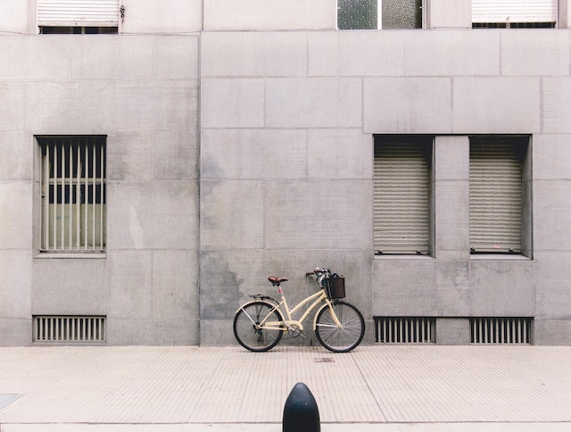 Bicycle against the wall